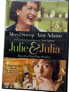 Julie & Julia DVD Starring Meryl Streep & Amy Adams Columbia Pictures Used READ